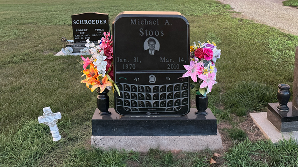 A High-Tech Headstone for the BlackBerry King: Remembering Michael Stoos